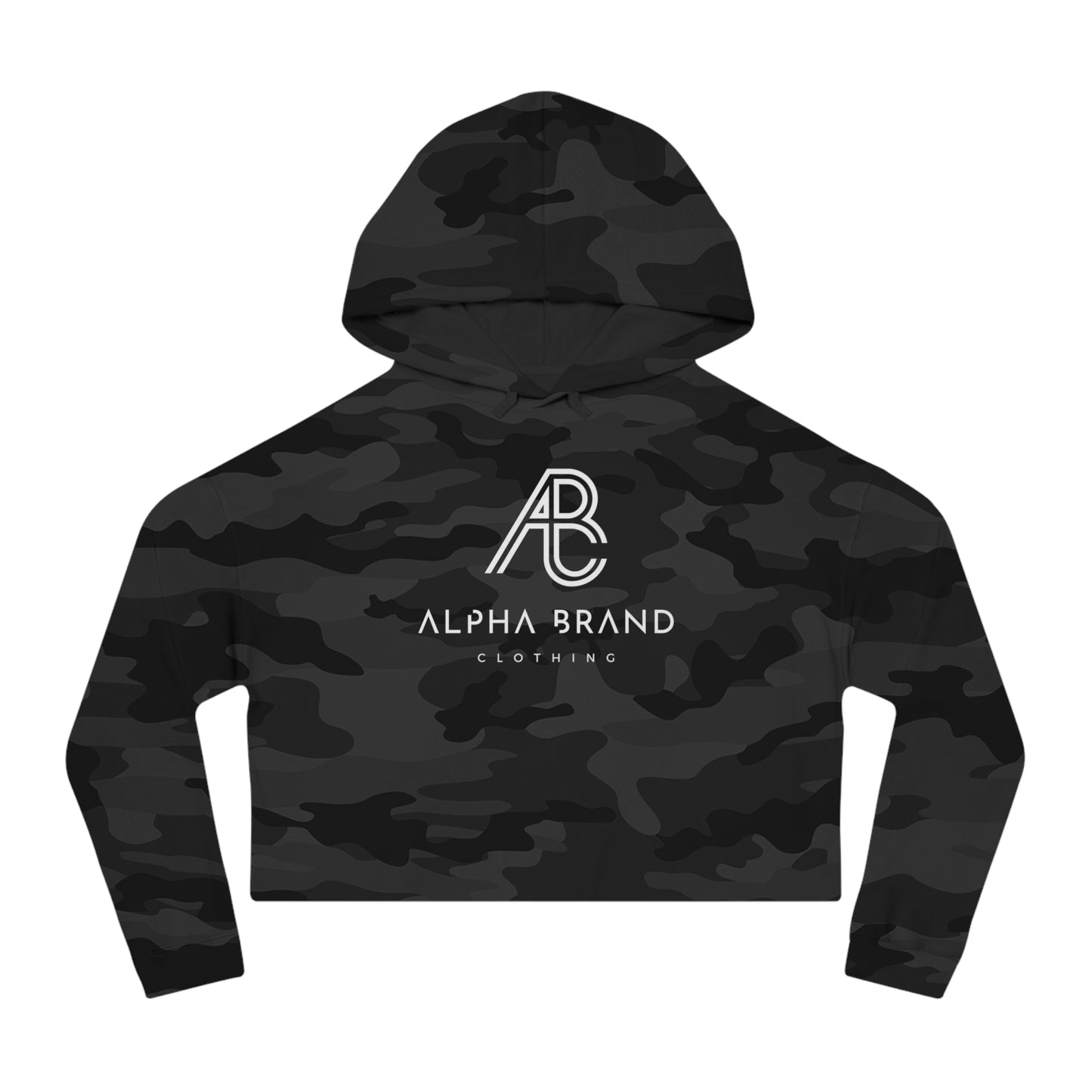 Women’s Cropped Camouflage Sweatshirt
