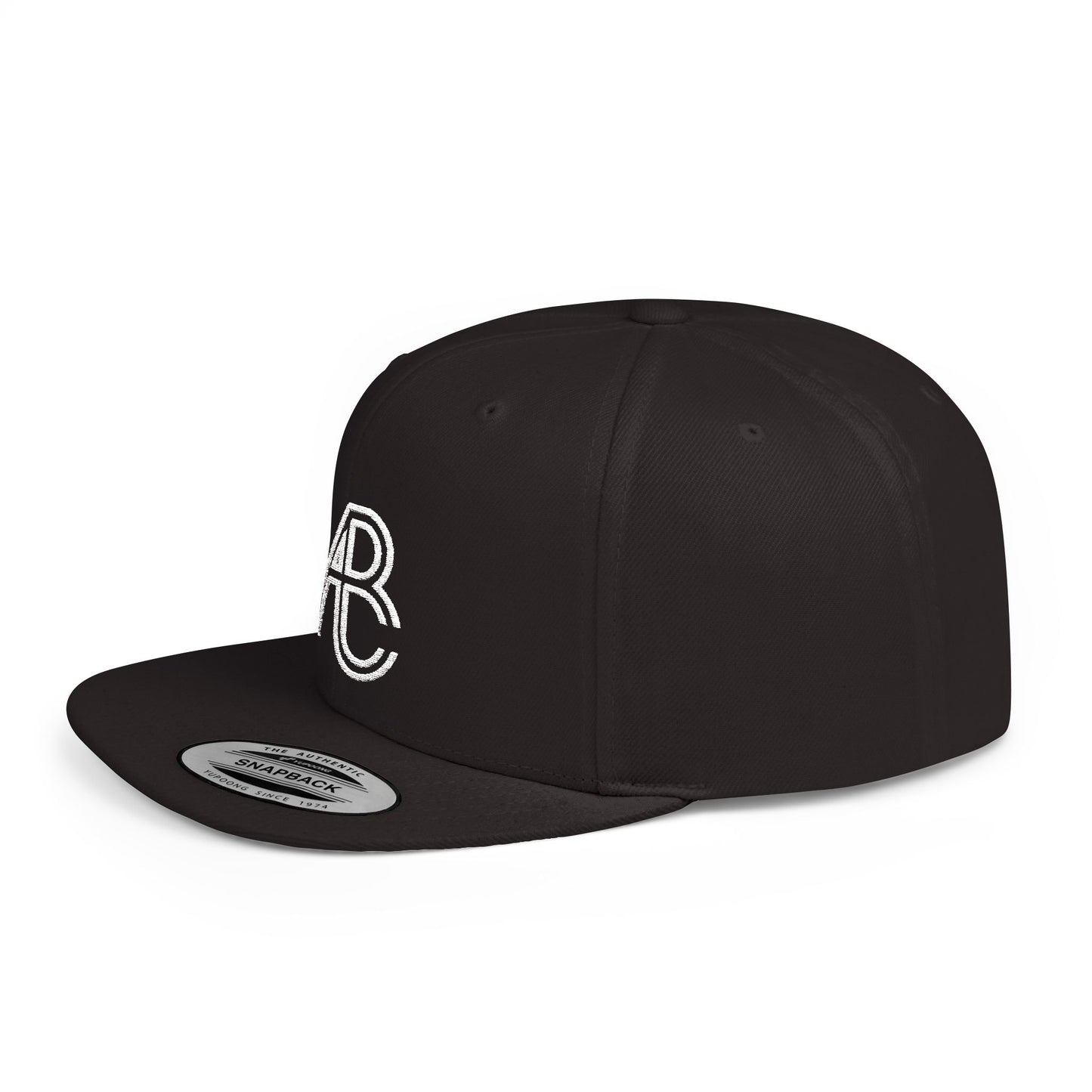 Stylish Flat Bill Snapback Hat with Logo