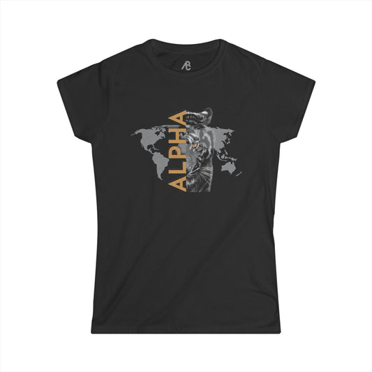 Alpha Graphic Women's Soft style Tee