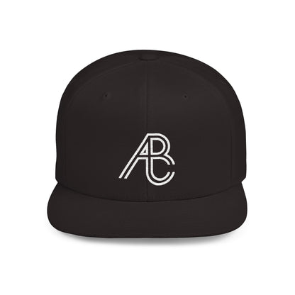 Stylish Flat Bill Snapback Hat with Logo