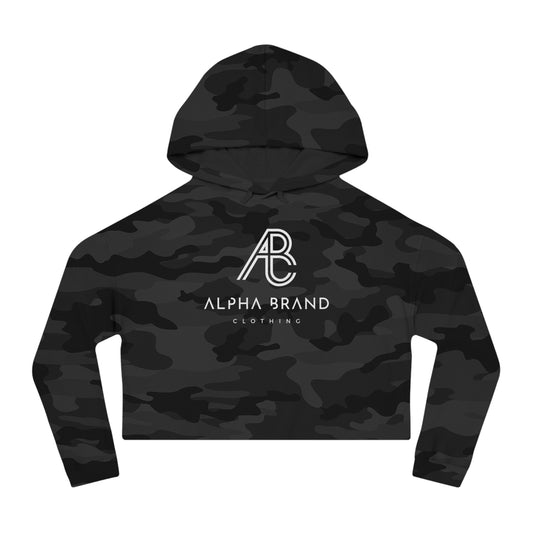 Women’s Cropped Camouflage Sweatshirt