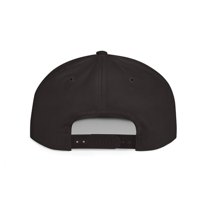 Stylish Flat Bill Snapback Hat with Logo