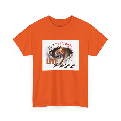 Stay Dangerous Live Free Unisex Classic Tee - Bold Graphic Tee for Adventurers