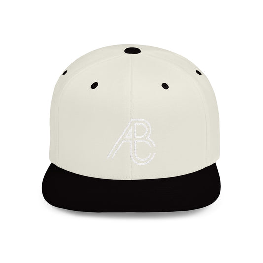 Stylish Flat Bill Snapback Hat with Logo